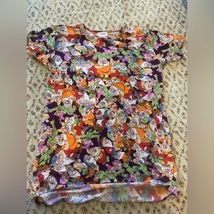 Lularoe unicorn Disney seven dwarfs t shirt
